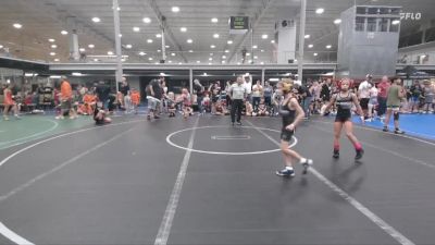56 lbs Quarterfinals (8 Team) - Scarlett McKeown, Mat Assassins White vs Logan Morrow, Cordoba Trained