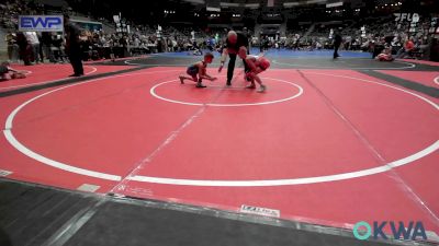 64 lbs Quarterfinal - Cole Ryon, Broken Arrow Wrestling Club vs Colson Beckley, Team Tulsa Wrestling Club