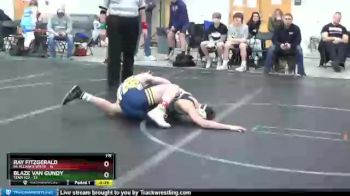 115 lbs Round 1 (4 Team) - Blaze Van Gundy, Team 922 vs Ray Fitzgerald, PA Alliance White