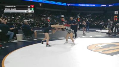 120 lbs Round Of 32 - Jaedis Brady, Esperanza (SS) vs Stella Slivar, Eagle Rock (LA)