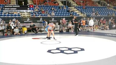 94 lbs Champ. Rd Of 32 - Donovan Johnson, Illinois vs Brody Sundby, Minnesota