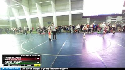 85 lbs Champ. Round 2 - Karter Housley, Roy Wrestling Club vs Hudson LaRose, Hook`Em Wrestling Club