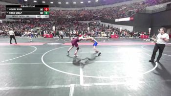 160 lbs Cons. Round 2 - Henry Ebel, Jefferson Wrestling Club vs Ross Wolf, Lancaster Wrestling Club