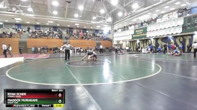 126 lbs Quarterfinal - Maddox Murakami, Great Oak vs Ryan Scher, Torrey Pines