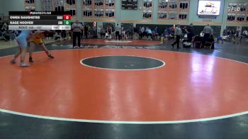 157 lbs Cons. Round 3 - Kage Hoover, Cedar Rapids Kennedy vs Owen Daughetee, Dubuque Senior