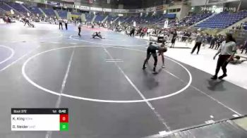 130 lbs Semifinal - Koda King, Ronan Chiefs vs Dj Neider, East Idaho Elite