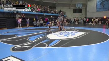 140 lbs 7th Place Match - Marissa Nolte, Benton Community vs Lyla Glaza, Mount Vernon