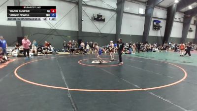 14U Boys Festival GR GR - 84 lbs Champ. Round 3 - Kanin Kumfer, Interior Grappling Academy vs Jimmie Fewell, Cowboy Mat Club