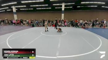 84 lbs Quarterfinal - Bowen Morgan, Amped Wrestling Club vs Cole Latta, Texas Elite Wrestling Club