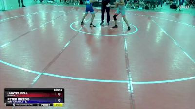 165 lbs Semis & 1st Wrestleback (8 Team) - Hunter Bell, Idaho vs Peter Mikedis, New York Gold