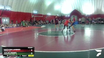 117-122 lbs Round 1 - Kaytlynn Lambries, Holmen vs Kaylee Endres, Wadena-Deer Creek