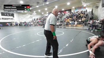 150 lbs Champ. Round 2 - Joaquin Pedroza, Costa Mesa vs Vincent Hanna, Servite