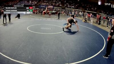 D 3 215 lbs Semifinal - Blake Butler, South Beauregard vs Aidan Harden, De La Salle