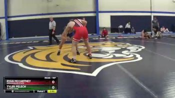 197 lbs Cons. Round 2 - Ryan Mccartney, Bridgewater State vs Tyler Pelech, Alfred State