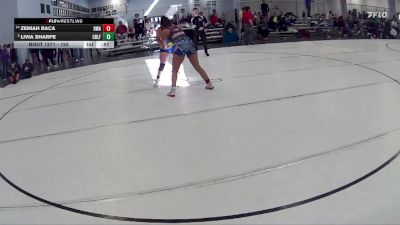 155 lbs Cons. Round 3 - Livia Sharpe, Wahoo vs Zeniah Baca, HWA