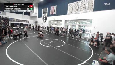 132 lbs Semifinal - Kai Thordsen, Eastvale Elite vs Matthew Esqueda, OCRTC