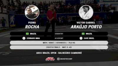 Victor Gabriel Araújo Porto vs Pedro Rocha 2025 ADCC Balneario Open