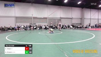 150 lbs Rr Rnd 6 - Cohen Olsen, Best Trained 14U vs Aydan Groom, Untouchables 14U Blue