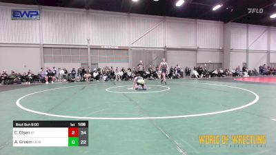 150 lbs Rr Rnd 6 - Cohen Olsen, Best Trained 14U vs Aydan Groom, Untouchables 14U Blue