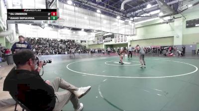 157 lbs Quarterfinal - Isaias Sepulveda, EAGLE ROCK vs Oli Zimbron, SAN PEDRO