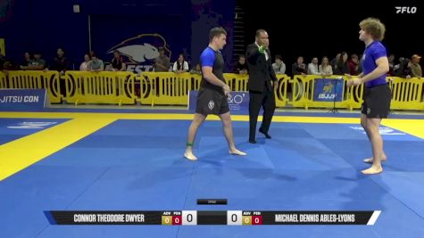 Michael Dennis Ables-Lyons vs Connor Theodore Dwyer 2025 Pan IBJJF Jiu-Jitsu No-Gi Championship