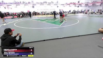 117 A Cons. Round 3 - Mikayla Garcia, North Central (IL) vs Irma Retano, Eastern Oregon University