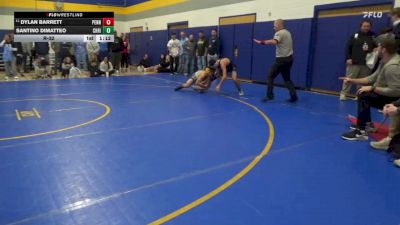 121 lbs R-32 - Dylan Barrett, Penn Trafford vs Santino DiMatteo, Christian Brothers Acad.-NJ