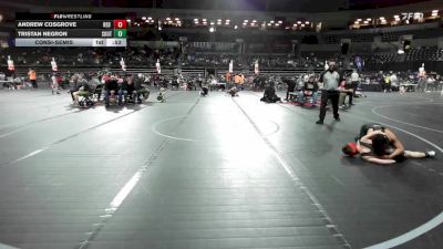 90 lbs Consolation - Andrew Cosgrove, Red Nose vs Tristan Negron, South Plainfield