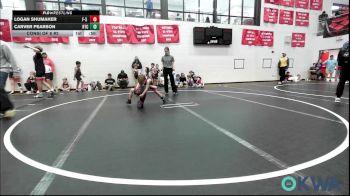 52 lbs Consi Of 8 #2 - Logan Shumaker, F-5 Grappling vs Carver Pearson, Hinton Takedown Club