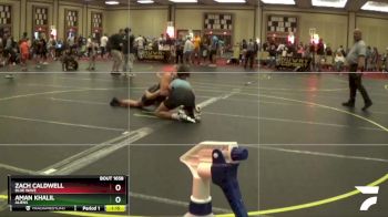 180 lbs Cons. Semi - Zach Caldwell, Blue Wave vs Aman Khalil, Aliens