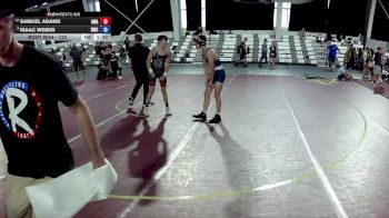 120 lbs 5th Place Match - Samuel Adams, Gladiator Wrestling Academy vs Isaac Weber, Ringers Wrestling Club