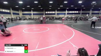 150 lbs Consi Of 8 #1 - Jayden Espinoza, Rancho Cucamonga vs Brayden Womack, LV Bears WC