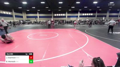 150 lbs Consi Of 8 #1 - Jayden Espinoza, Rancho Cucamonga vs Brayden Womack, LV Bears WC