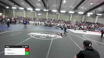 37 lbs Semifinal - Carson Bailey, Stout Wrestling Academy vs Emily Palomino, NM Beast