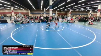 49 lbs Semifinal - Dallas Bartlett, 3F Wrestling vs MaKayla Russo, Wildcat Wrestling Club