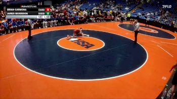 113 lbs Quarterfinals (8 Team) - Brian Carmona, Schaumburg (H.S.) vs James Morrison, Aurora (Marmion Academy)