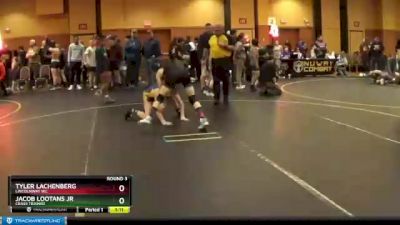 107 lbs Round 3 - Tyler Lachenberg, Lincolnway WC vs Jacob Lootans Jr, Crass Trained