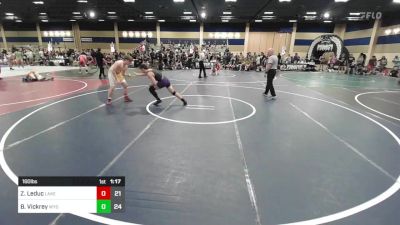 160 lbs Rr Rnd 3 - Zak Leduc, Lake Steven WC vs Brace Vickrey, Wyoming Underground