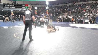 113 lbs Consi Of 8 #2 - Elijah Butler, Northview (SS) vs Julius Villamil, Poway (SD)