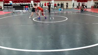 117 lbs Round 3 - Fera Thomas, Pacific University vs Kiera Callahan, Big Dawgs