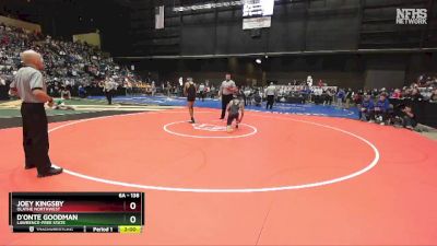 6A - 138 lbs Champ. Round 1 - Joey Kingsby, Olathe Northwest vs D`onte Goodman, Lawrence-Free State