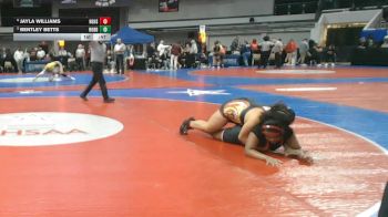 6-7A 185 Cons. Semi - Bentley Betts, Robertsdale vs Jayla Williams, Hazel Green HS