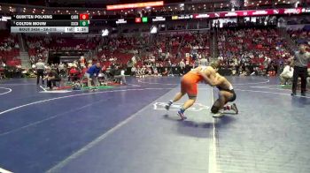 2A-215 lbs Quarterfinal - Colton Mouw, Sioux Center vs Quinten Polking, Carroll