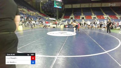 285 lbs Cons 16 #2 - Justin Powell, IL vs Hayden Smith, IN