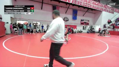 JH 102 lbs Cons. Round 6 - Harper Churchwell, Norman JH vs Avriella Pretty Bear, HARRAH JH