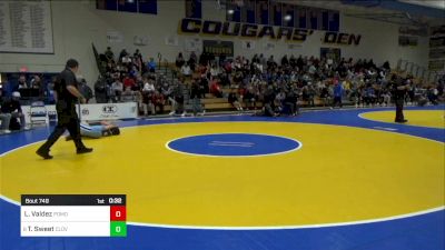 109 lbs Consi Of 8 #2 - Lincoln Valdez, Pomona (CO) vs Tyler Sweet, Clovis North