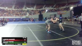 D4-165 lbs Quarterfinal - Keagan Porter, Mogollon vs Landon Mansker, Page