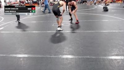 170 lbs Round 4 - Luke Sevilla, Irmo KingPins vs Caleb Casillas, Mighty Warriors Wrestling Acad