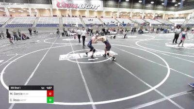 172 lbs Rr Rnd 1 - Michael Garcia, Bear Cave vs Collin Ross, West Texas Grapplers