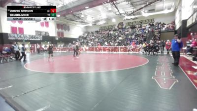 125 lbs Champ. Round 1 - Kendra Myer, Victor Valley vs Jordyn Johnson, Estancia